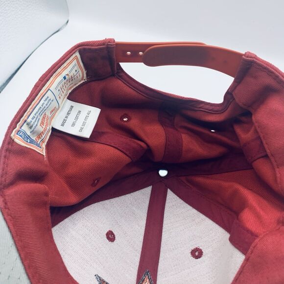 Vintage Houston Astros Twin Enterprise MLB Red Strapback Hat - Picture 7 of 10